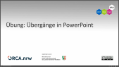 thumbnail of medium PowerPoint - Übung: Übergänge