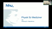 thumbnail of medium Physik für Mediziner - TB03 - VL20 - Magnetismus