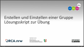 thumbnail of medium Zotero: Übung: Gruppe erstellen und einstellen