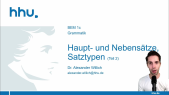 thumbnail of medium Grammatik 12: Haupt- und Nebensätze, Satztypen (Teil 2)