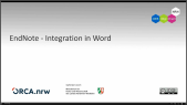 thumbnail of medium Endnote - Integration in Word