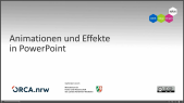 thumbnail of medium PowerPoint: Animationen und Effekte