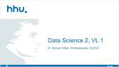 thumbnail of medium Data Science 2 VL 1
