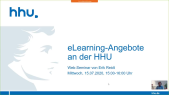 thumbnail of medium eLearning-Angebote an der HHU